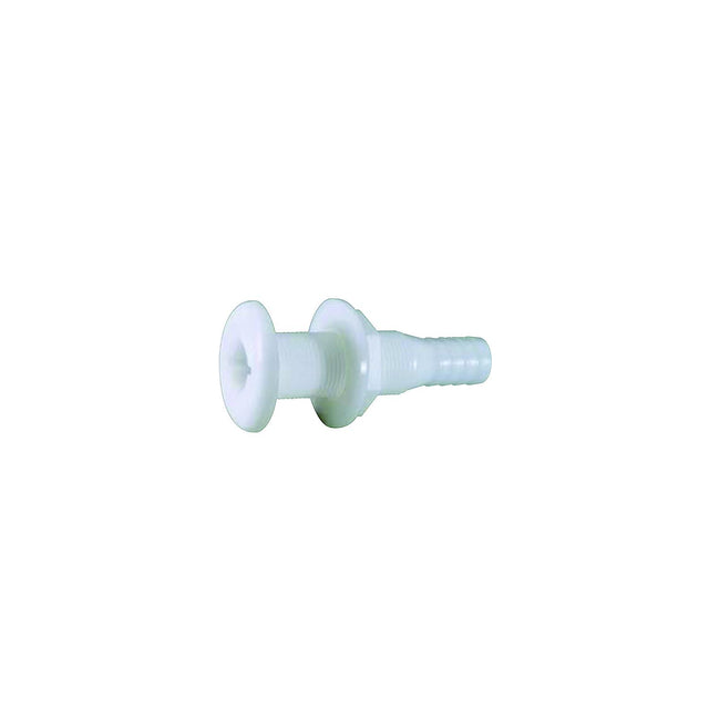 Attwood Thru Hull Connector For Hose, White - 3/4"