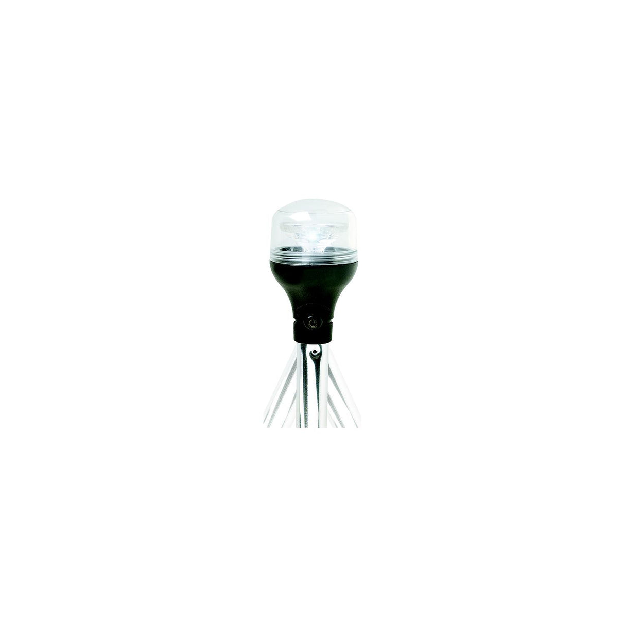 Attwood 5550PA207 2NM LED All-Round Fold-Down Light with Lightarmor Base & Aluminum Pole, 20"