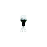 Attwood 5557P12A7 2NM LED All-Round Fold-Down Light with Lightarmor Base & Aluminum Pole, 12"
