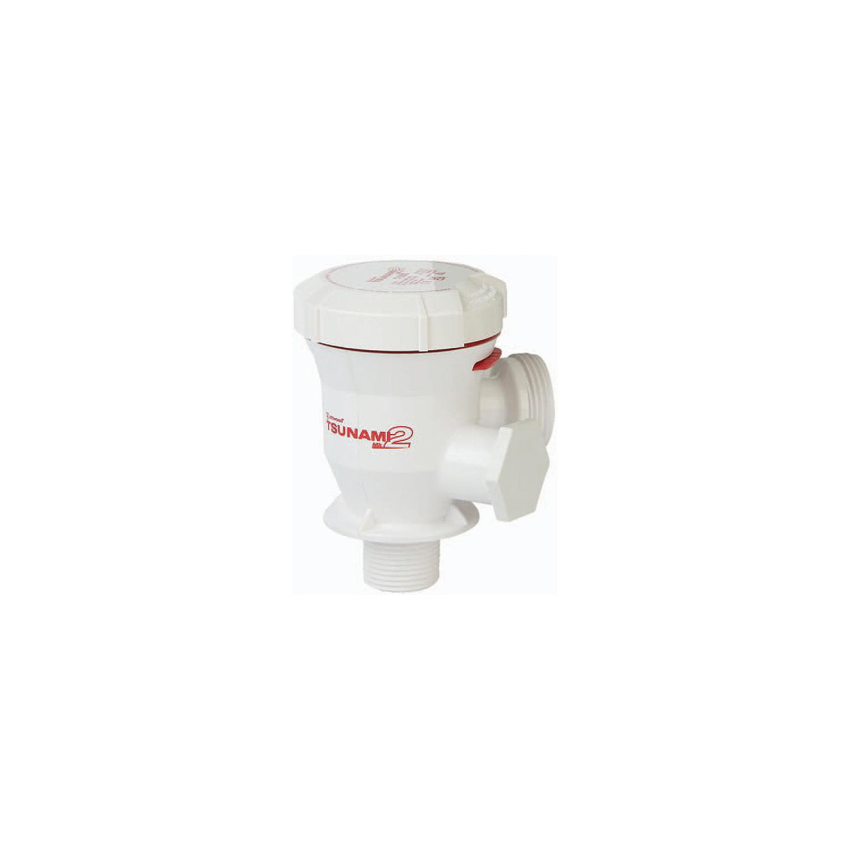 Attwood 56634 Tsunami MK 2 Cartridge Aerator Pump, Short Straight Inlet