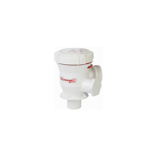 Attwood 56634 Tsunami MK 2 Cartridge Aerator Pump, Short Straight Inlet