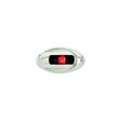 Attwood NV4012SSR7 LightArmor LED Vertical Surface Mount Port Side Light, Oval