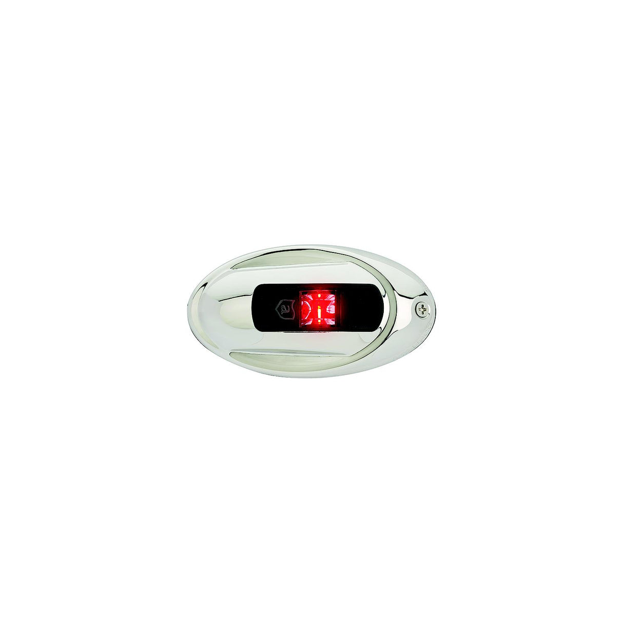 Attwood NV4012SSR7 LightArmor LED Vertical Surface Mount Port Side Light, Oval