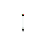 Attwood LightArmor Bi-Color LED Navigation Pole Light, 14" Straight w/Task Light