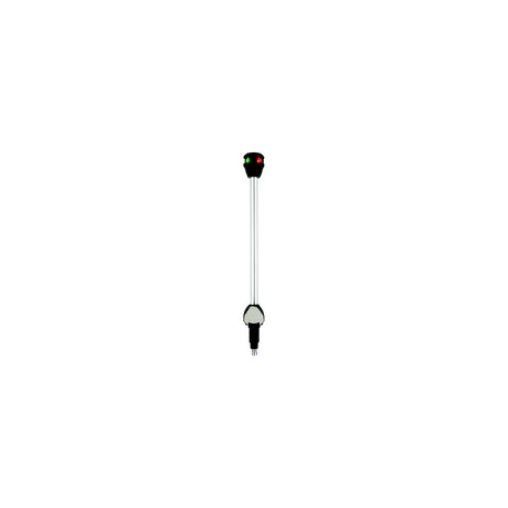 Attwood LightArmor Bi-Color LED Navigation Pole Light, 14" Straight w/Task Light