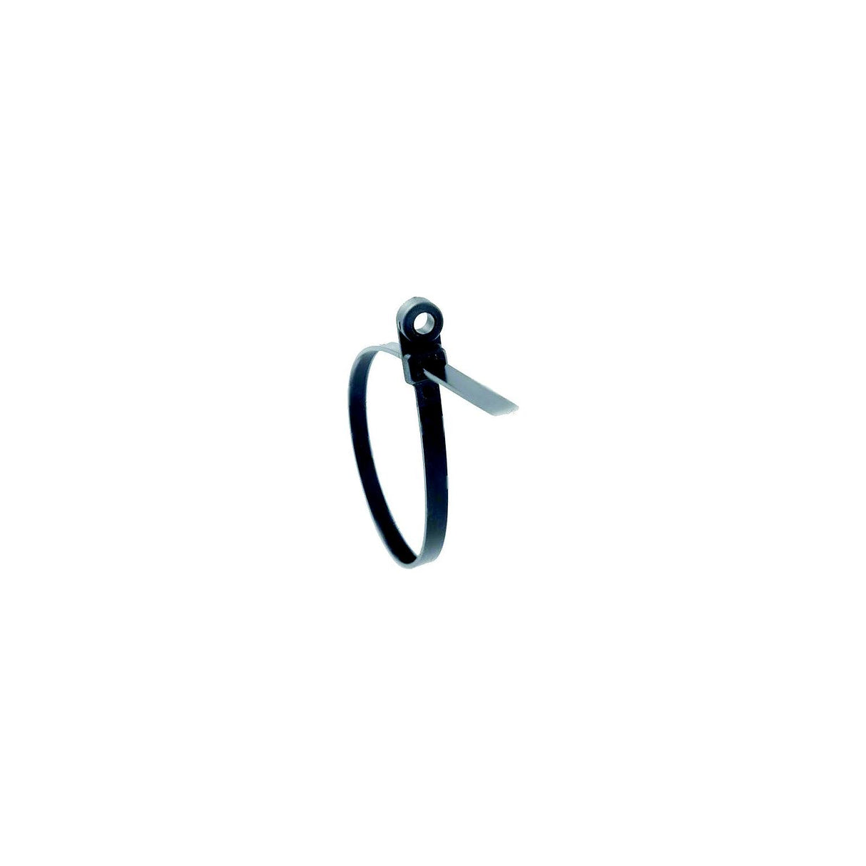 Radiused Cable Tie 7-1/2" Black, 100/Pk