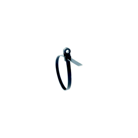 Radiused Cable Tie 7-1/2" Black, 100/Pk