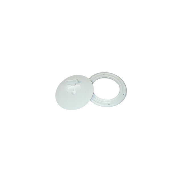 T-H Marine Quick Release Deck Plate 6" Diameter, Polar White