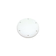 T-H Marine Designer Series Screw Down Deck Plate 8" OD, Polar White