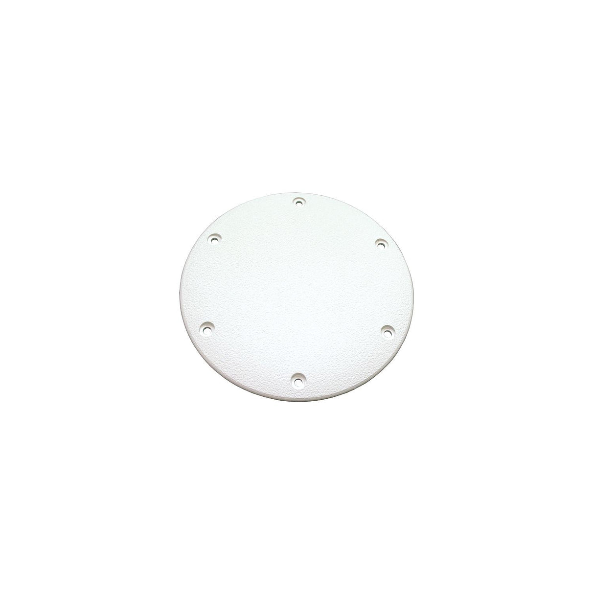 T-H Marine Designer Series Screw Down Deck Plate 8" OD, Polar White