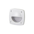 T-H Marine LED Courtesy Companion Way Light With Exposed Fasteners and White Plastic Bezel, White LEDs