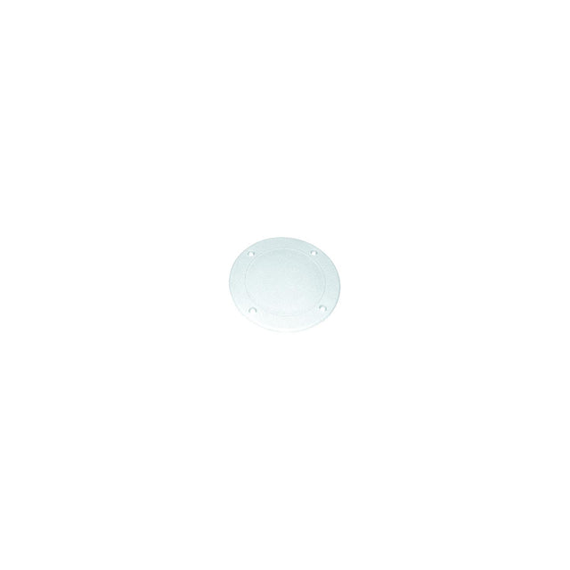 T-H Marine Screw Down Deck Plate 10" OD, Fish White