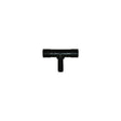 T-H Marine Reducing Tee For Hose 1-1/2 x 3/4 x 1-1/2" , Black