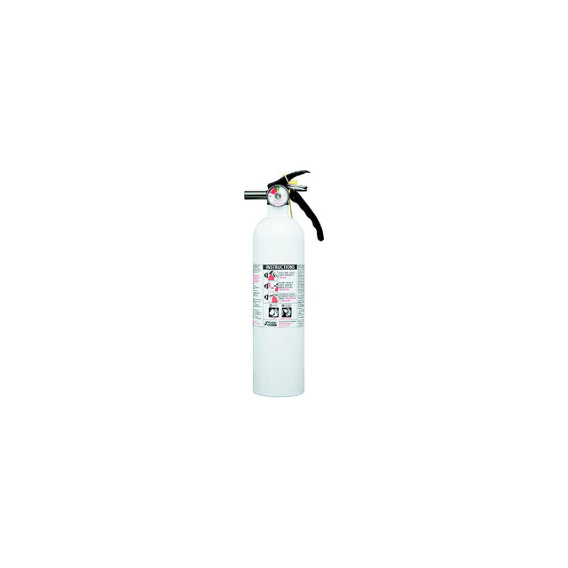Kidde 466628MTL Basic Fire Extinguisher, White 10 BC w/Gauge