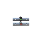 Taco F386810B 4" Rub Rail Mounted LED Navigation Light Set