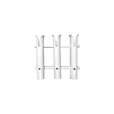 Polyethylene 3-Rod Rack, White