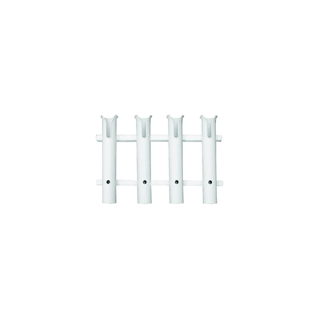 Polyethylene 4-Rod Rack, White