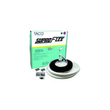 TACO V119993WWK802 Semi-Rigid SuproFlex Med.Rub Rail Kit w/Flexible Vinyl Overlay Insert, 2 x 1-1/4", White