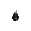 Lewmar 50MM Synchro Block, Single Black, 1/4" - 3/8" Line