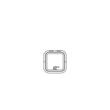 Lewmar 39910030 Low Profile Size 10 Rectangular Self Supporting Hatch