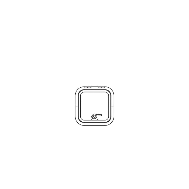 Lewmar 39910030 Low Profile Size 10 Rectangular Self Supporting Hatch