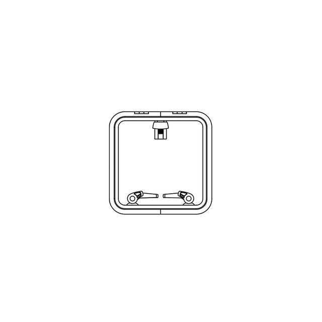 Lewmar 39944030 Low Profile Size 44 Rectangular Self Supporting Hatch