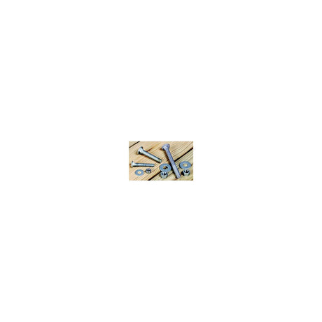 Tie Down Engineering Dock Hardware - Hot Dipped Galvanized Carriage Bolt Set (8 Per Bag)
