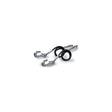 Tie Down Engineering 36" Black Vinyl Jacketed Hitch Cables With "S" Hooks - Sold as Pair