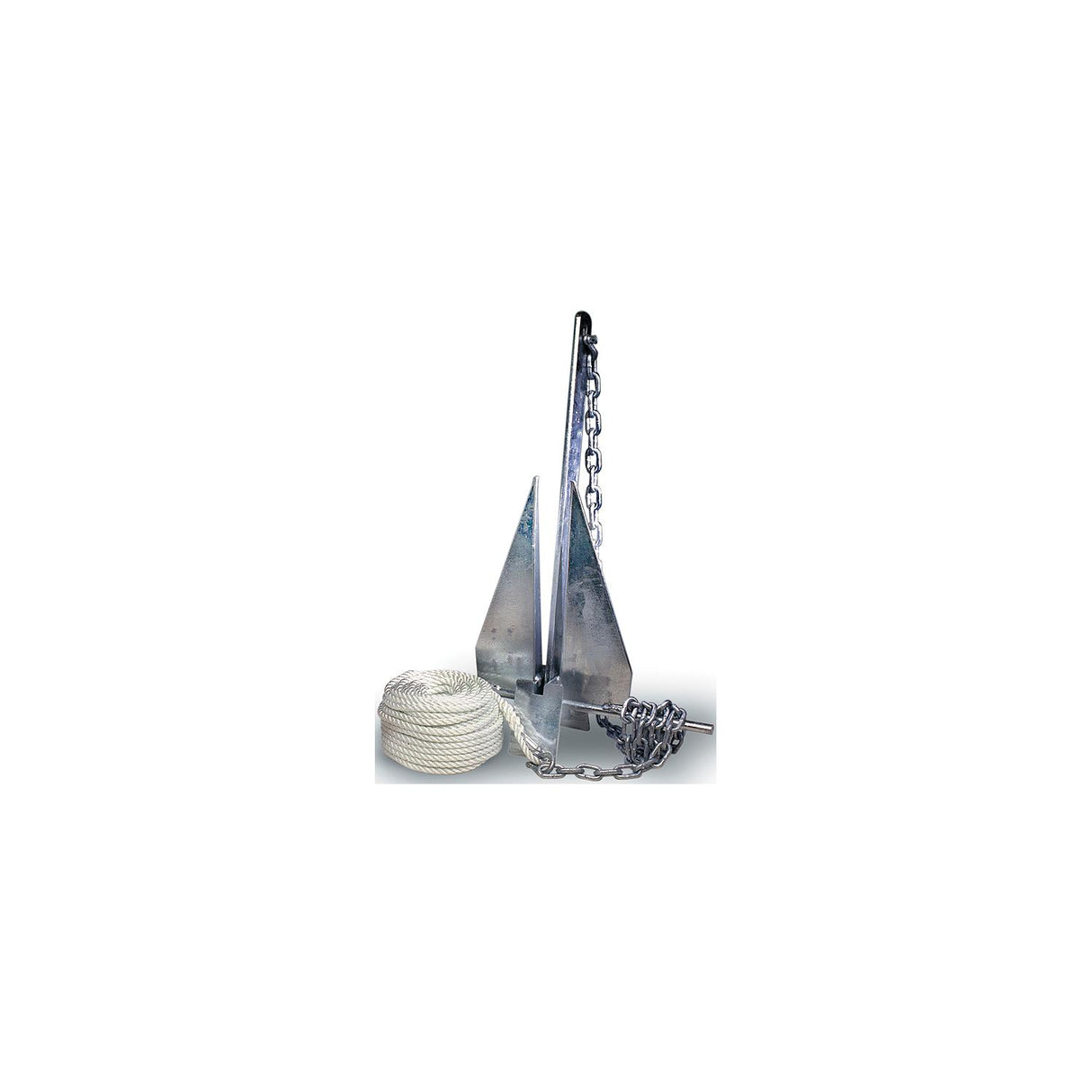 Tie Down Engineering Super Hooker Anchor Kit Includes Anchor, Anchor Line, Chain and (2)  Shackles
