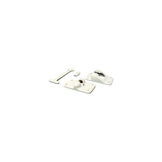 Kwikee 381407 T-Style Door Holder, 4" White