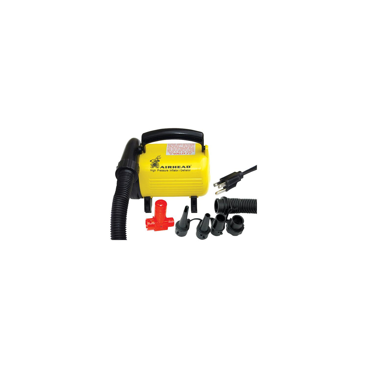 Airhead High Pressure 120V Air Pump Includes Pressure Release Valve
