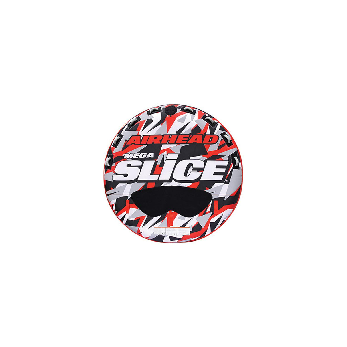 AirHead AHT42MSL Inflatable 4 Person Red Mega Slice® Deck Tube