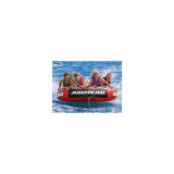 AirHead AHT42MSL Inflatable 4 Person Red Mega Slice® Deck Tube