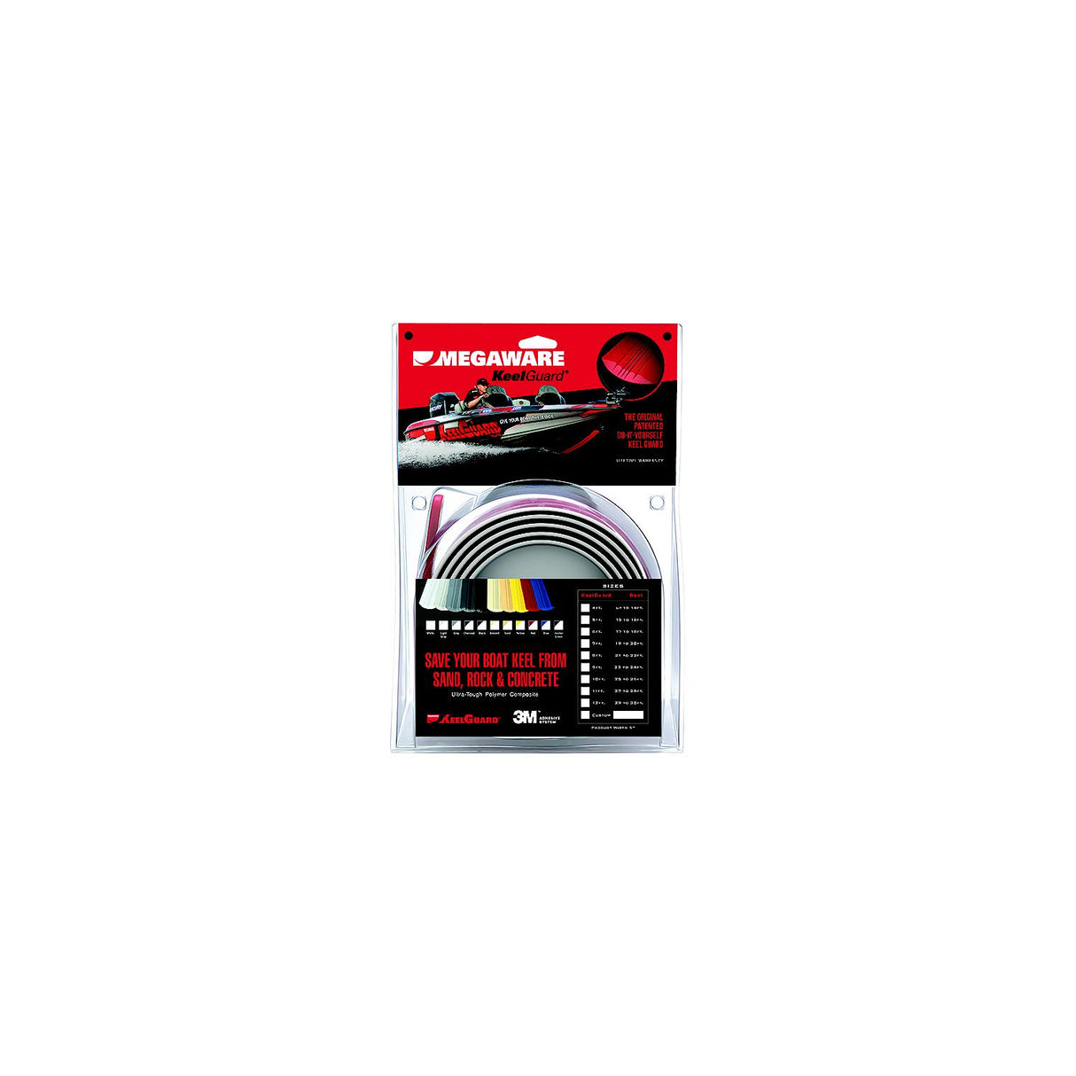 MegaWare 20206 KeelGuard Keel Protector, 6' Black