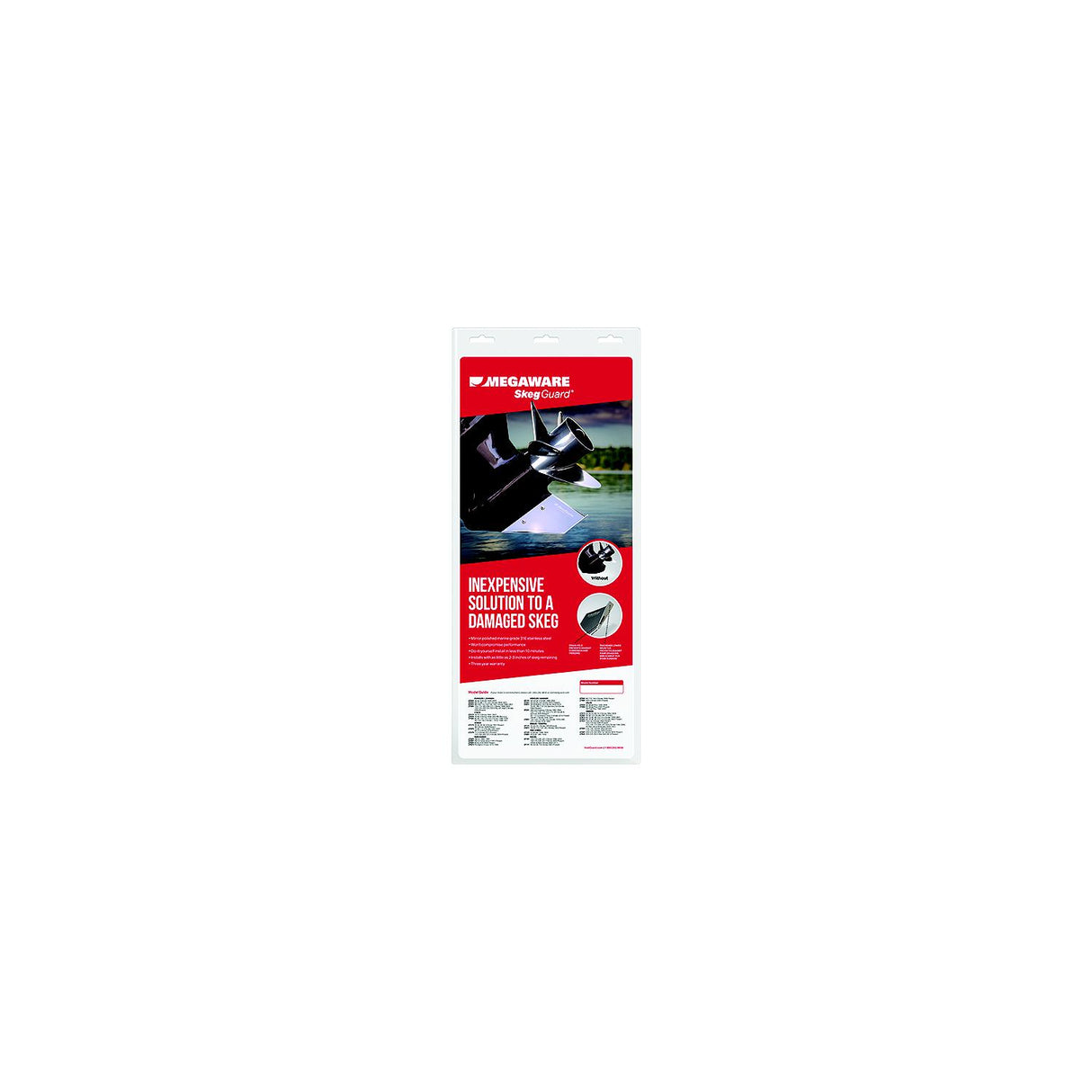 Megaware 27101 Skegguard™ Skeg Protector