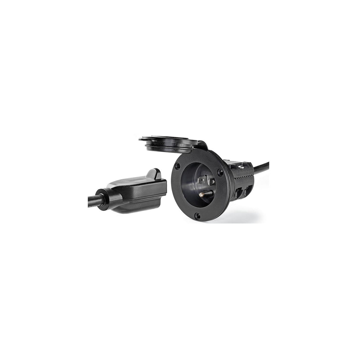 Minn Kota 1865108 AC Power Port, Black