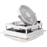 Maxxair 0062000 Maxxfan Pivot, Smoke,12.6V