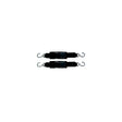 BoatBuckle F12066 Stainless Steel Kwik-Lok Transom Tie-Downs, 2" x 4', 2/pk, 12 packs/case