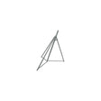Galvanized Sailboat Stand Baseonly 64"-81"