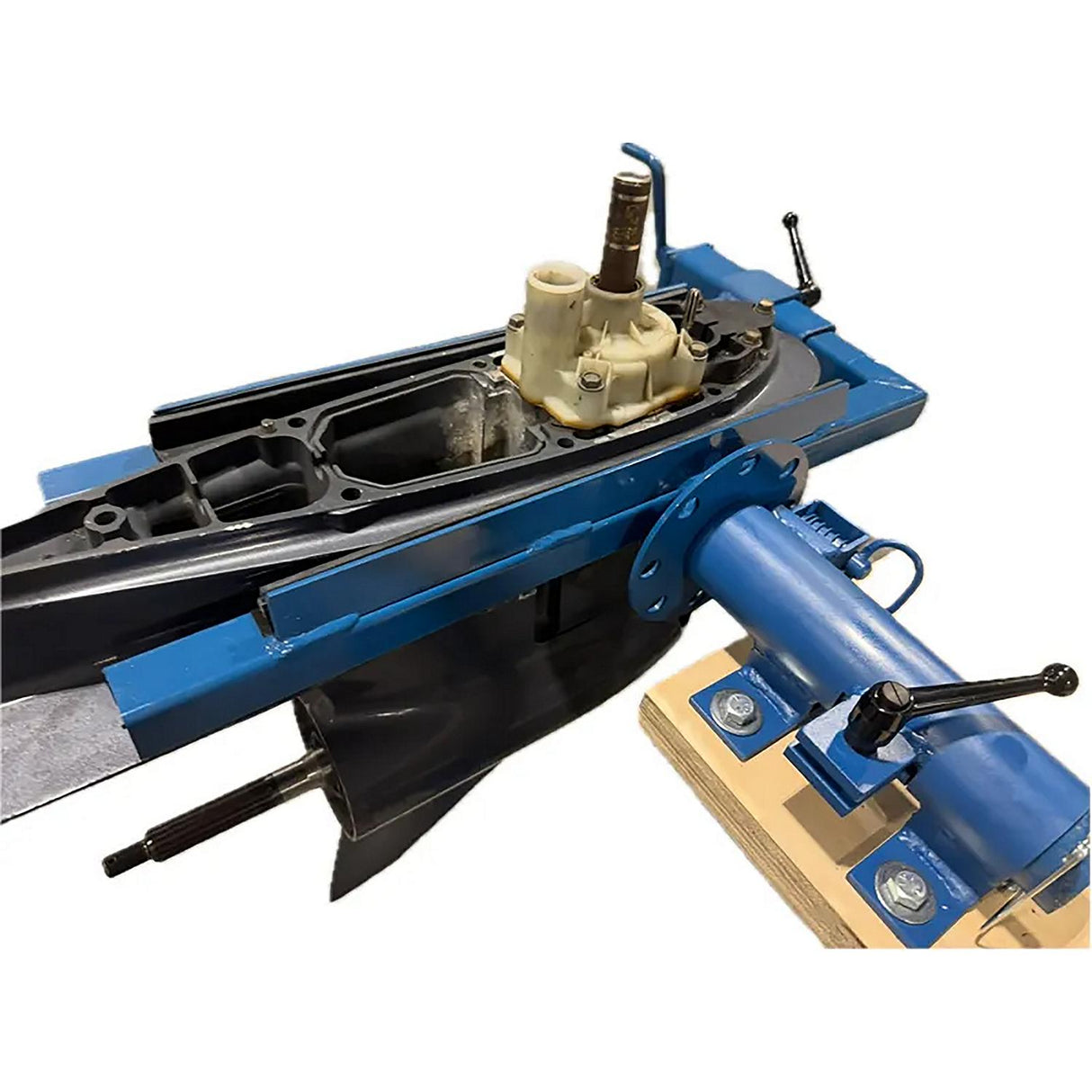 Brownell Boat Stands SSBLU Mounted Service Station, Bench Mounted w/Lower Unit Fixture