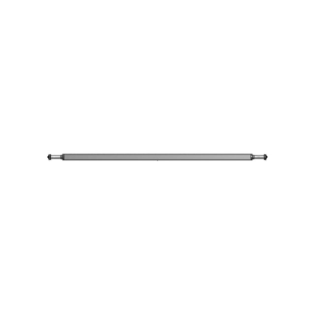 Dexter Leaf Spring Axle 49544 2" Square Galvanized Trailer Axle, 2000 lb.