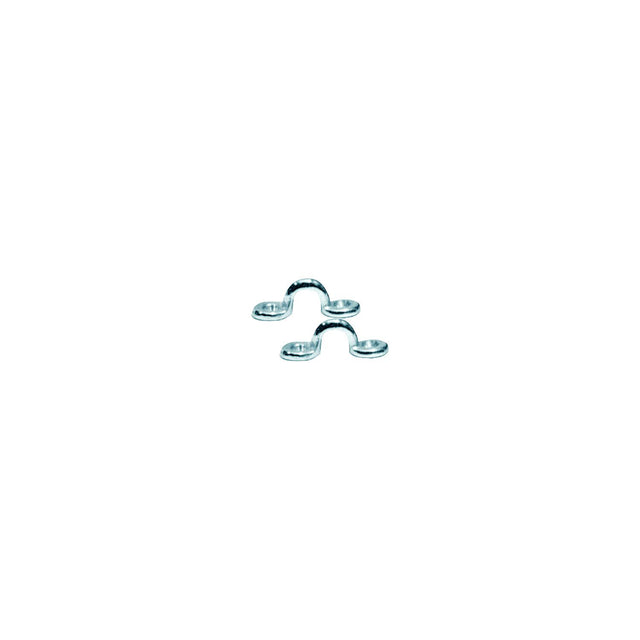 Taylor Chromed Zamak Eye Straps 1-1/2" L (Sold as Pair)