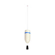 Taylor Mast Buoy - White With Blue Reflective Striping
