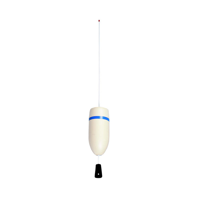 Taylor Mast Buoy - White With Blue Reflective Striping