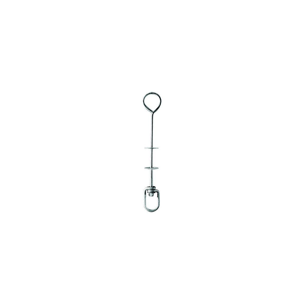 Taylor Buoy Hardware 1/2" Diameter Galvanized Rod With 4" long Swivel