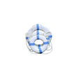 Taylor 17" Decorative Ring Buoy, White/Blue (Not a Life Saving Device)