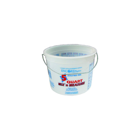 Plastic Pail 5 Qt. w/Ring
