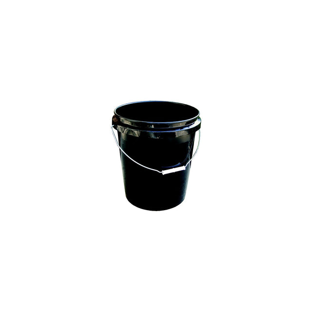 5 Gal. Plastic Industrial Pail, Black