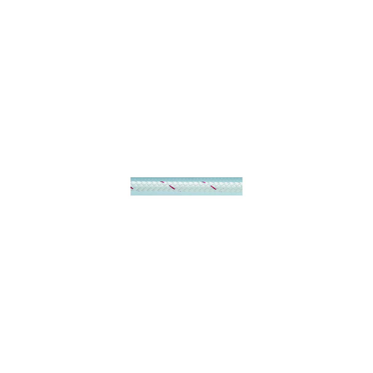 White Sta-Set Polyester Double Braid, 7/16" x 600'