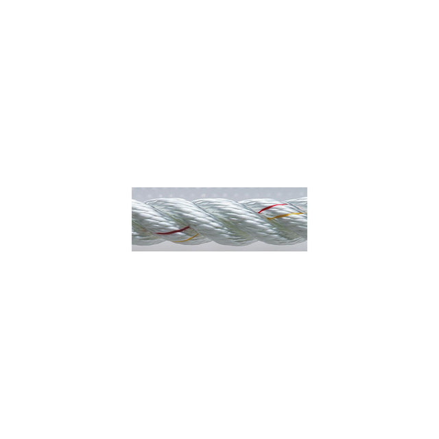 3 Strand Nylon Dockline, 1/2 x 25 White